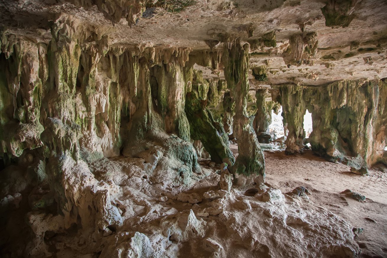 Bonaire island cave