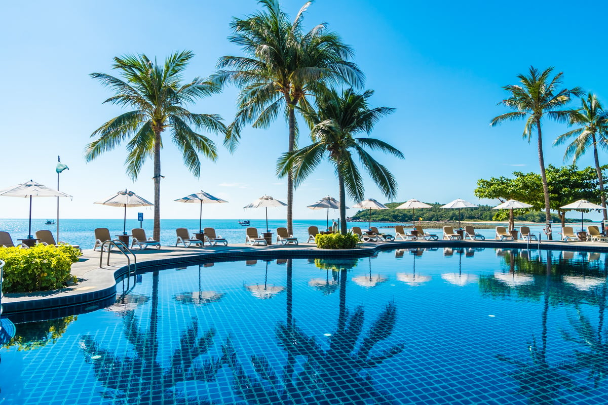 Tropical Resort Swimming Pool