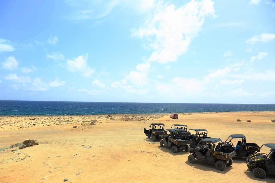 North coast. Off-road UTV Aruba tour