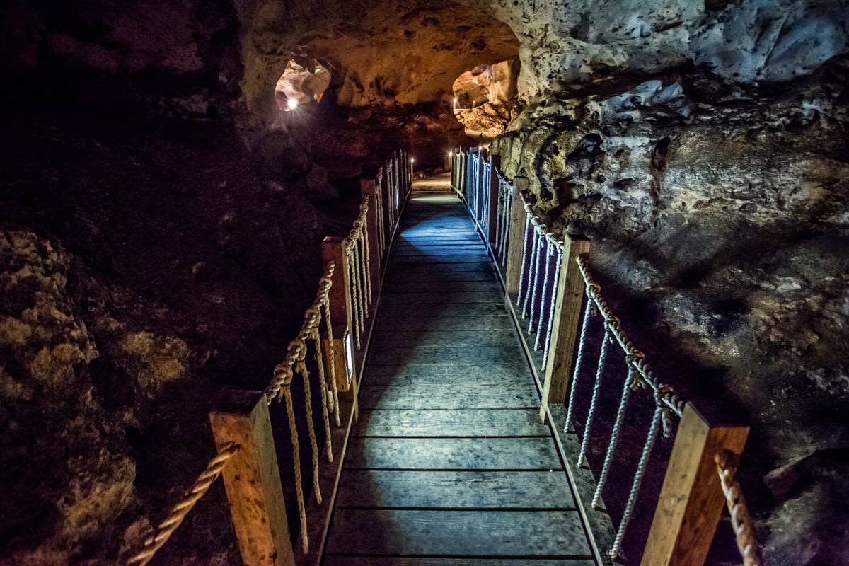 Green Grotto Caves in Jamaica 