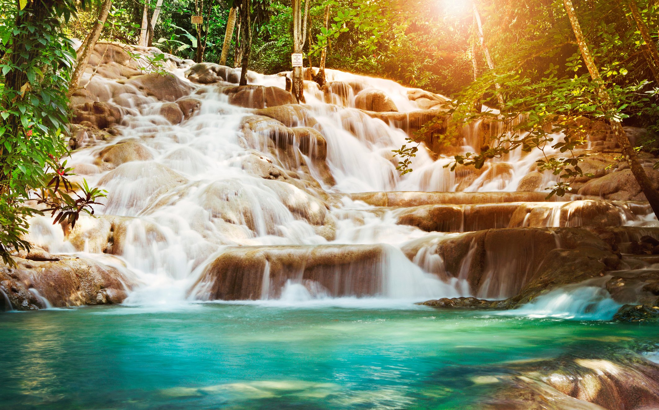 Dunn's River Falls in Jamaica